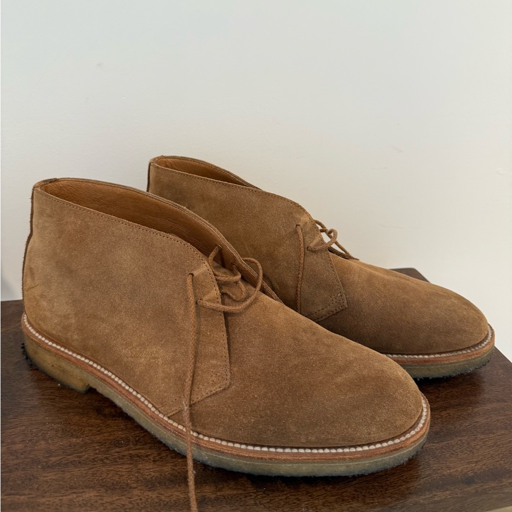 J.Crew Men's Tan Suede  Chukka Boots